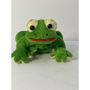 Abbey Press Frog Plush Stuffed Toy Seated 10"